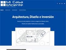 Tablet Screenshot of micasaeficiente.com
